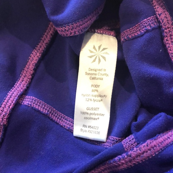 Athleta Purple Revelation Capri Legging Small - Picture 7 of 7